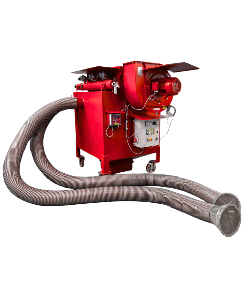 Aspiratore FEVI portatile per polveri di sabbiatura in ambienti confinati