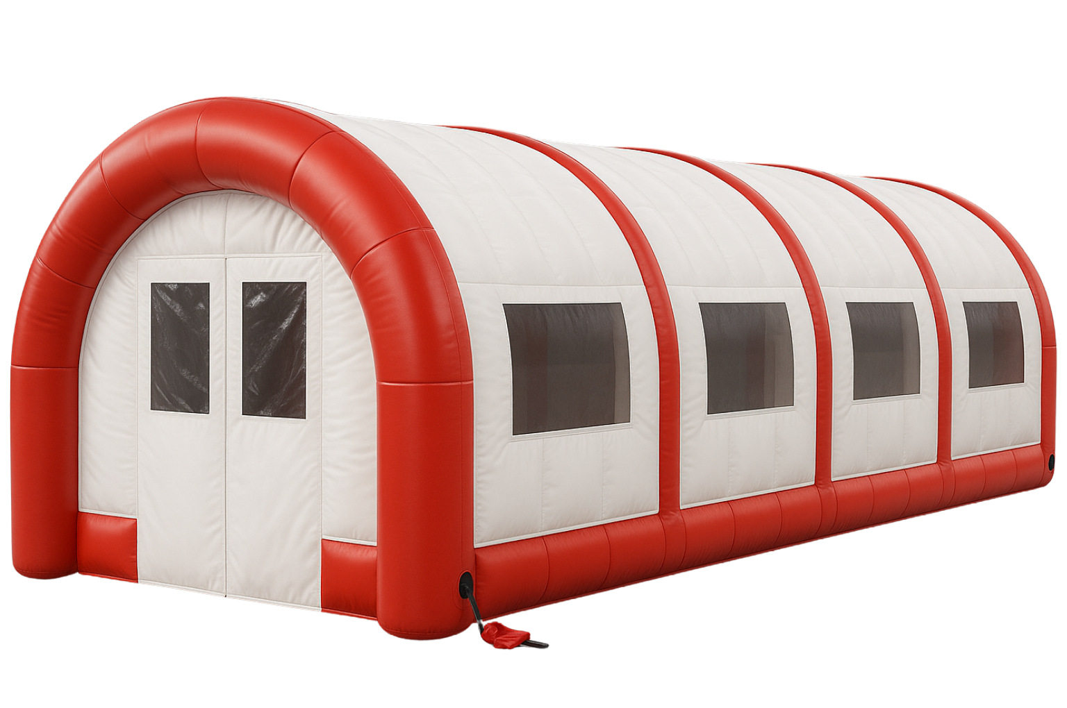 FEVI-Gloo, camera di sabbiatura gonfiabile pressurizzata con depolveratore 14 m³/min