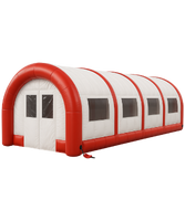 •	FEVI-Gloo, camera di sabbiatura gonfiabile pressurizzata con depolveratore 14 m³/min