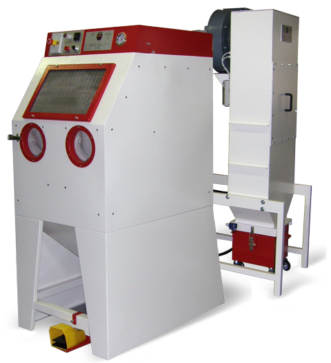 Italjet Plus shot peening and sandblasting booth