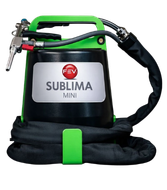 Sabbiatrice a ghiaccio secco portatile FEVI Sublima MINI funziona anche con piccoli compressori