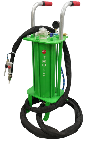 TROLLY-SABBIATRICE PORTATILE COMPATTA