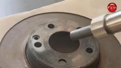 Sabbiatura su ferro con sabbiatrice SABIX 8