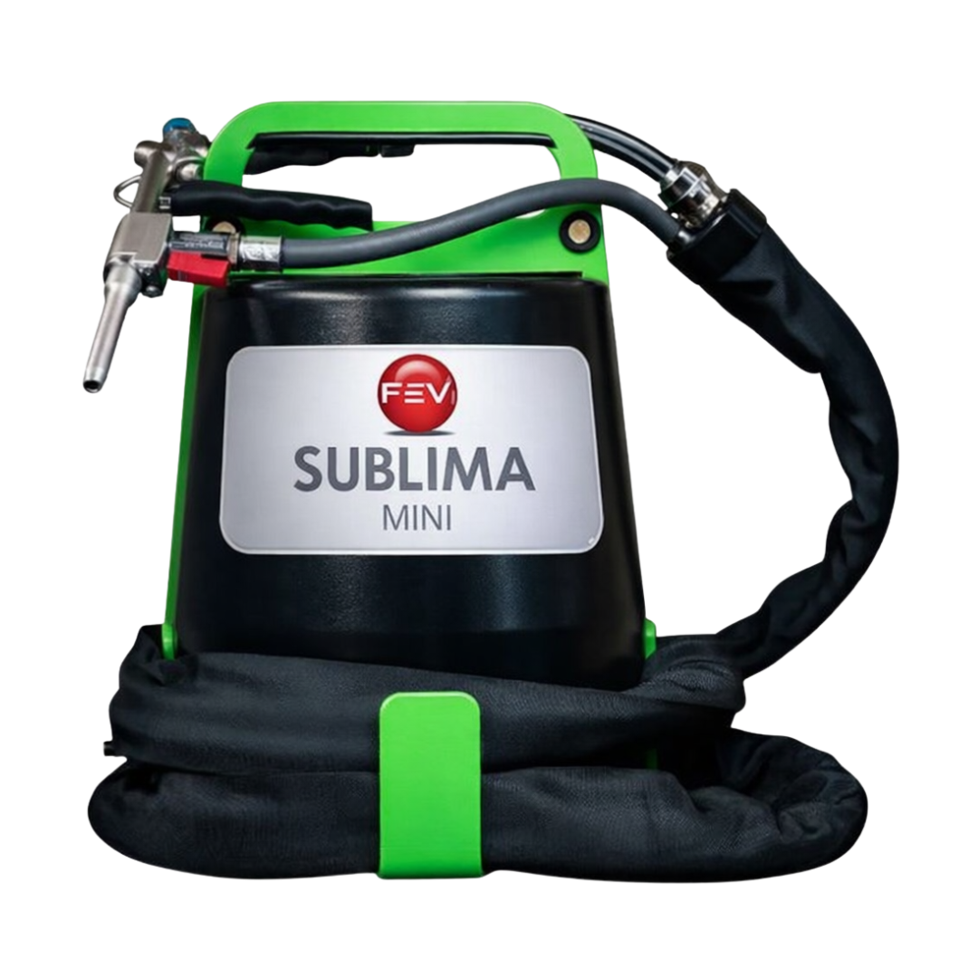 Sabbiatrice a ghiaccio secco SUBLIMA MINI portatile a basso consumo d’aria